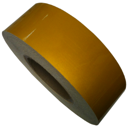 Световозвращающая лента клейкая 50мм*45.7м, желтая