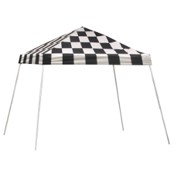 Переносной складной шатер, 3х3м, черно-белые шахматы