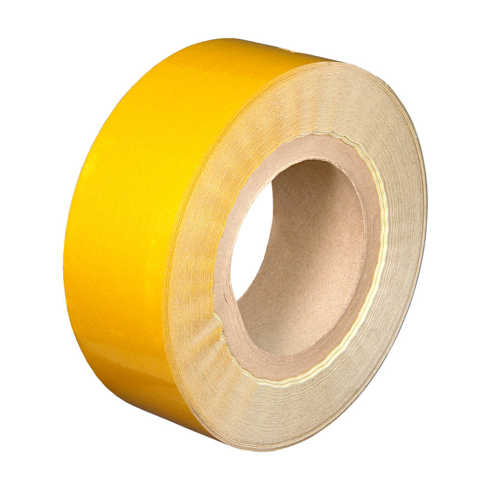 Световозвращающая лента клейкая 50мм*45.7м, желтая