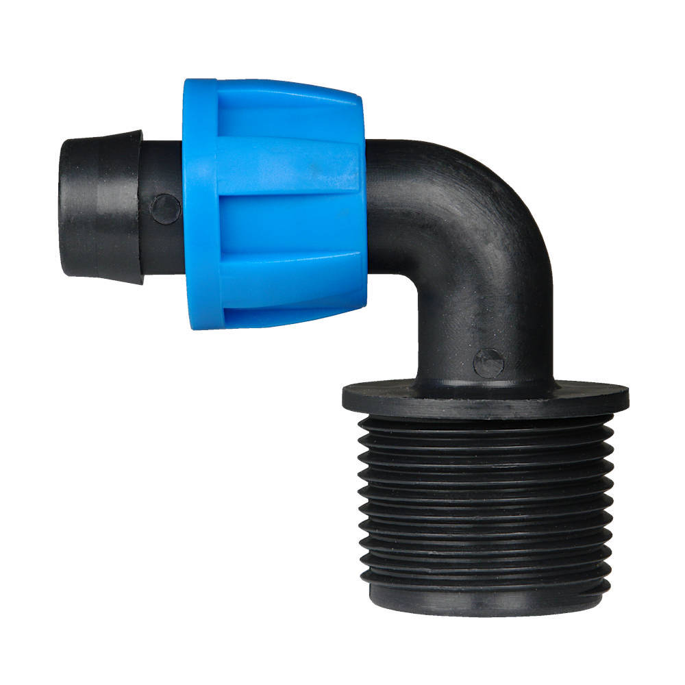 Отвод с наружной резьбой 16х3/4" для капельной ленты ARANGUL